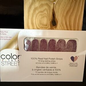 Color Street DANCE TIL DAWN Sparkling Lavender Nail Strips